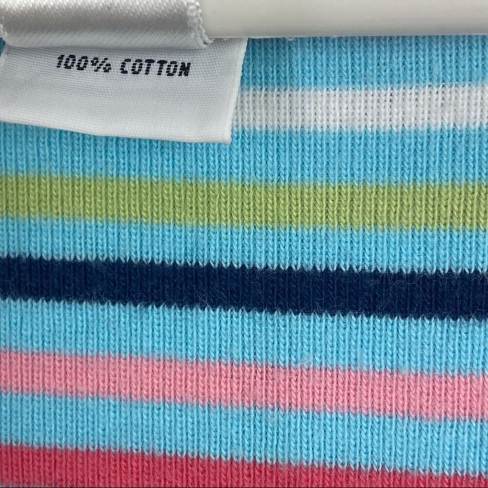 Talbots Striped Knit Shirt 3/4 Sleeve Size M - Picture 5 of 6
